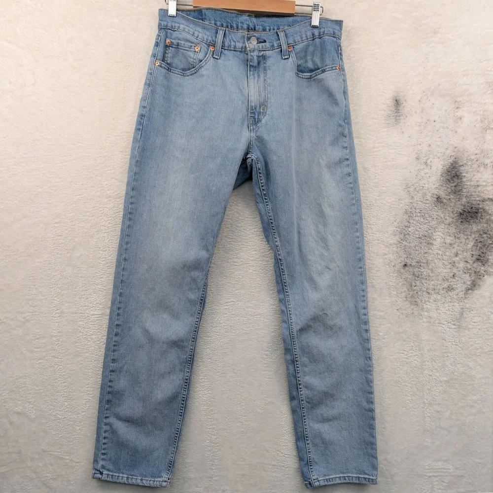 Levi's 559 Jeans Mens 36x34 Light Blue Relaxed Straight Denim Dadcore Americana